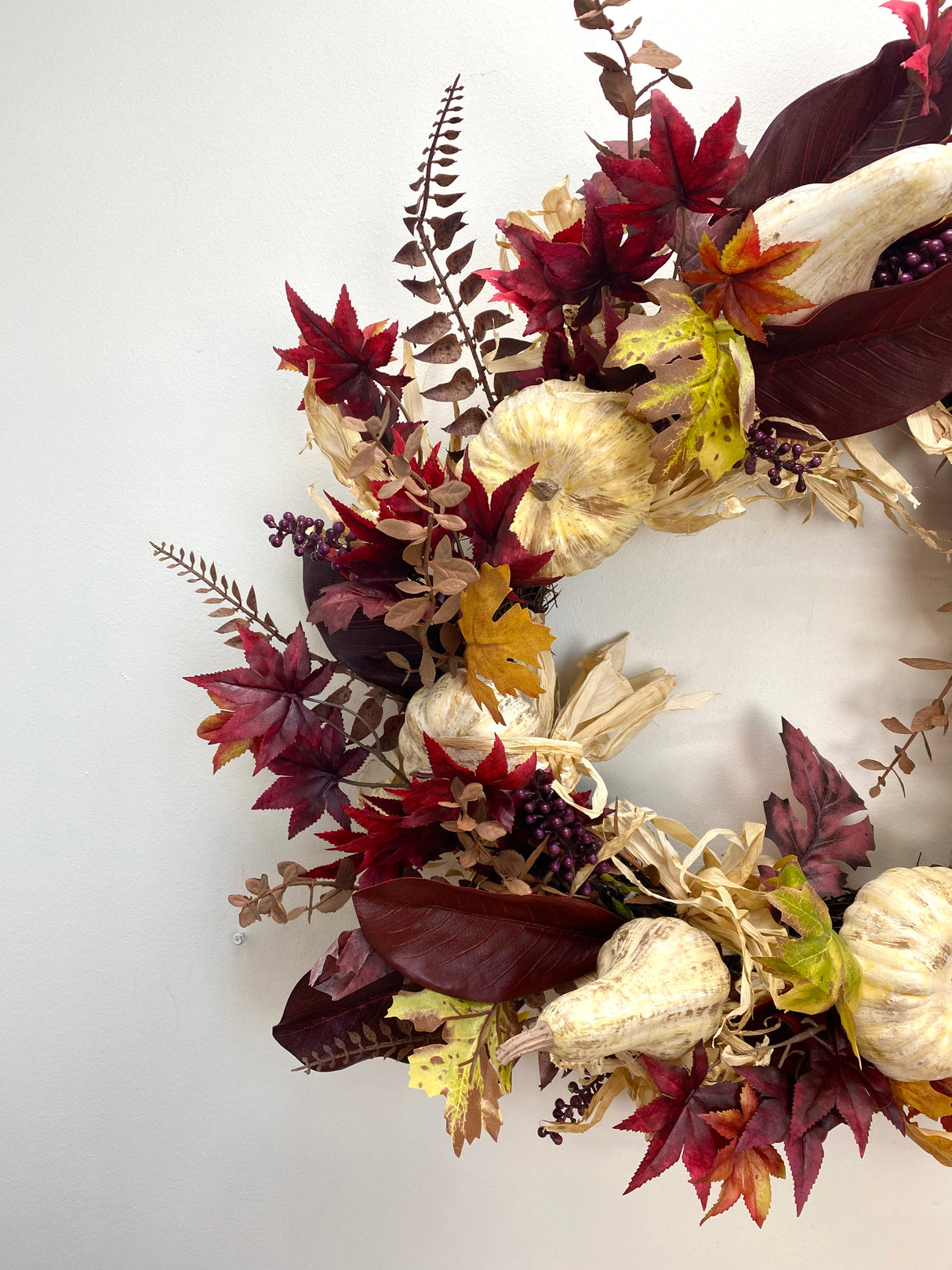 27" Shades of Fall Wreath