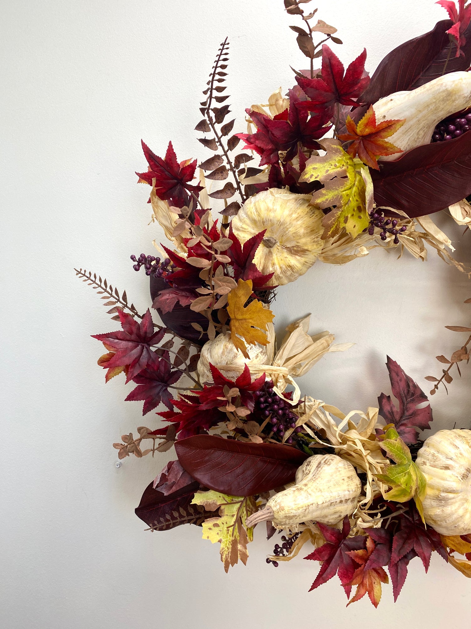 27" Shades of Fall Wreath