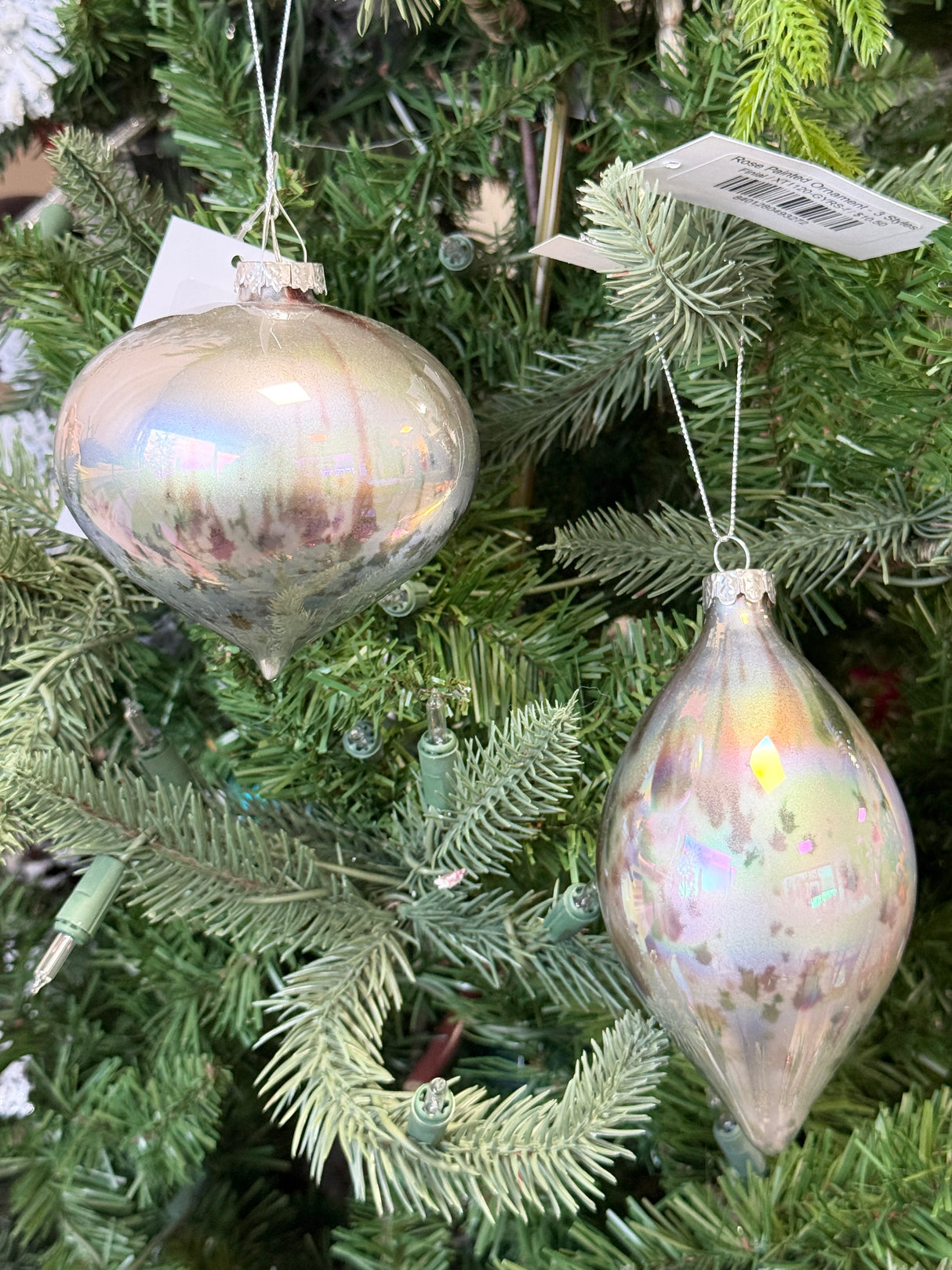 Rose Painted Ornament - 3 Styles