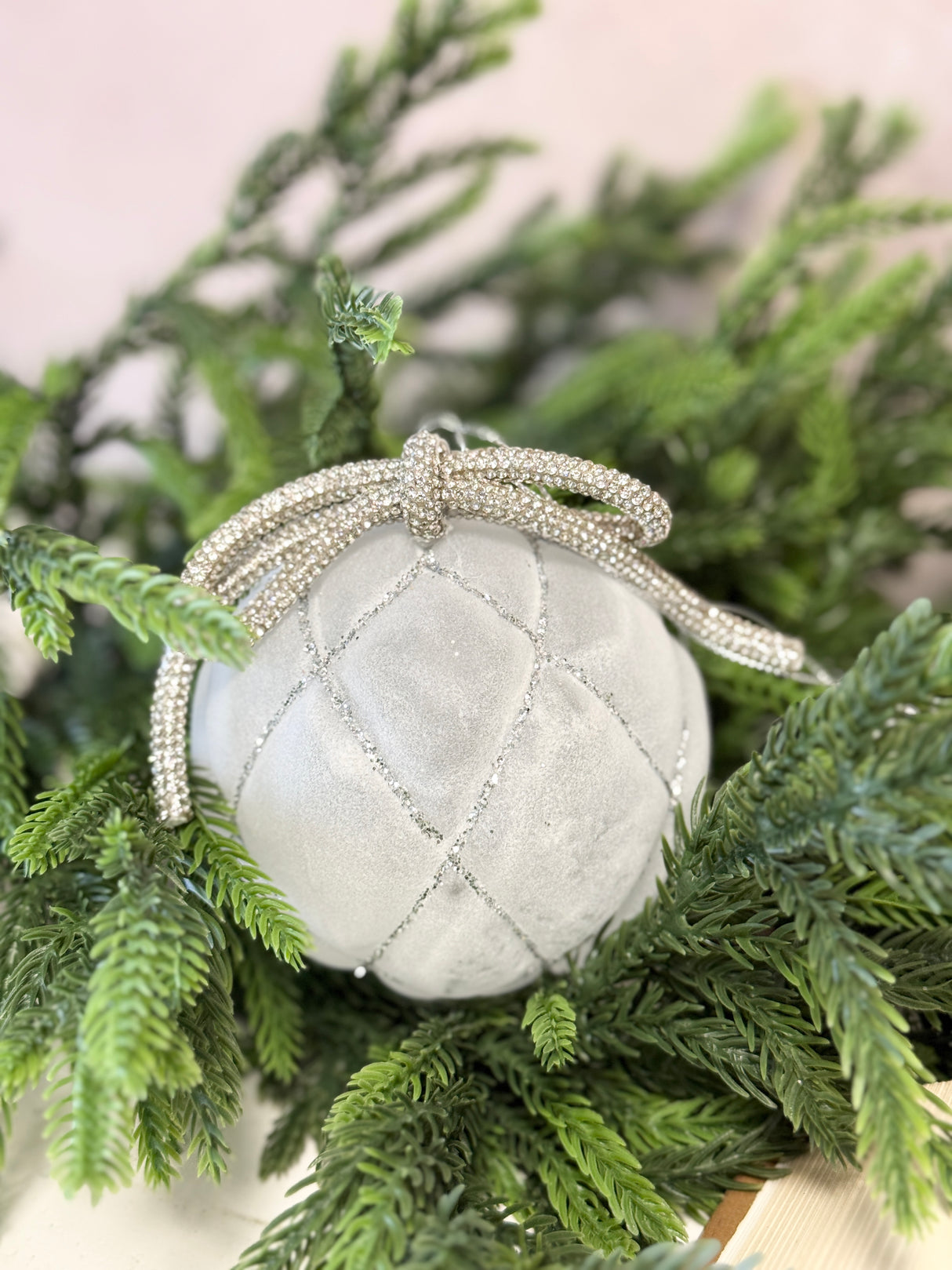 Snow Sweet Glass Ornament