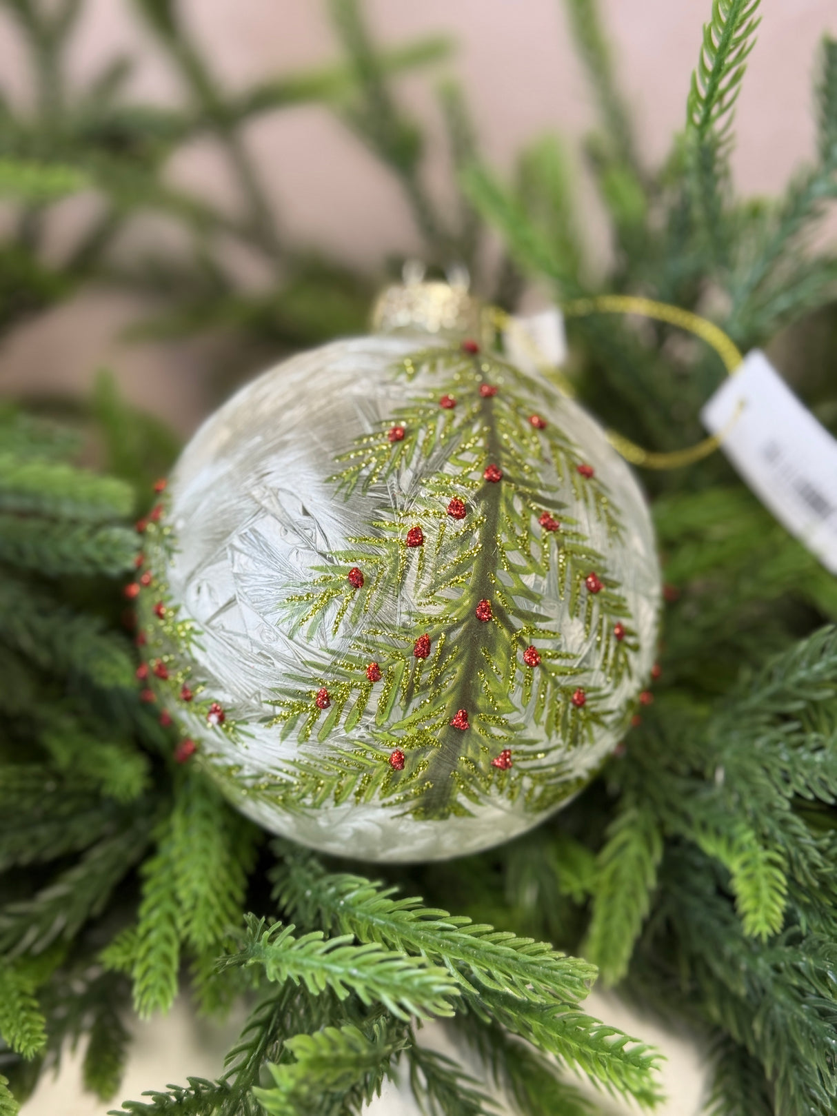 Warmest Wishes Glass Ornament - 2 Styles