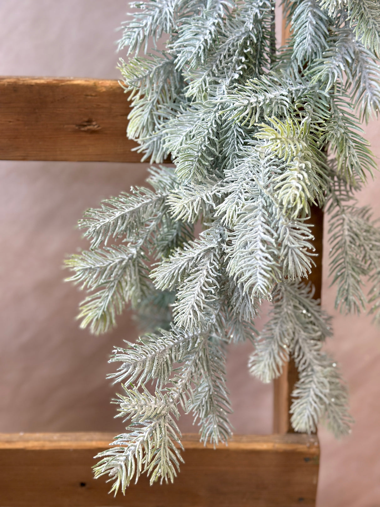 6' Snowy Sitka Spruce Garland