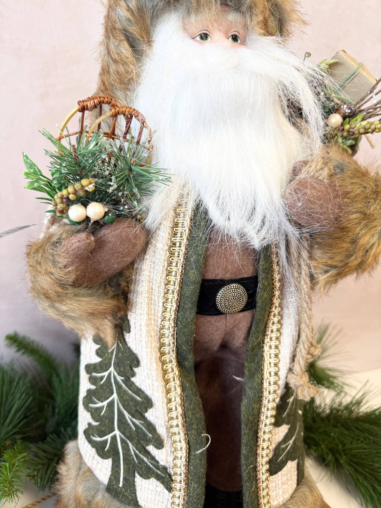 Cabin Christmas Santa