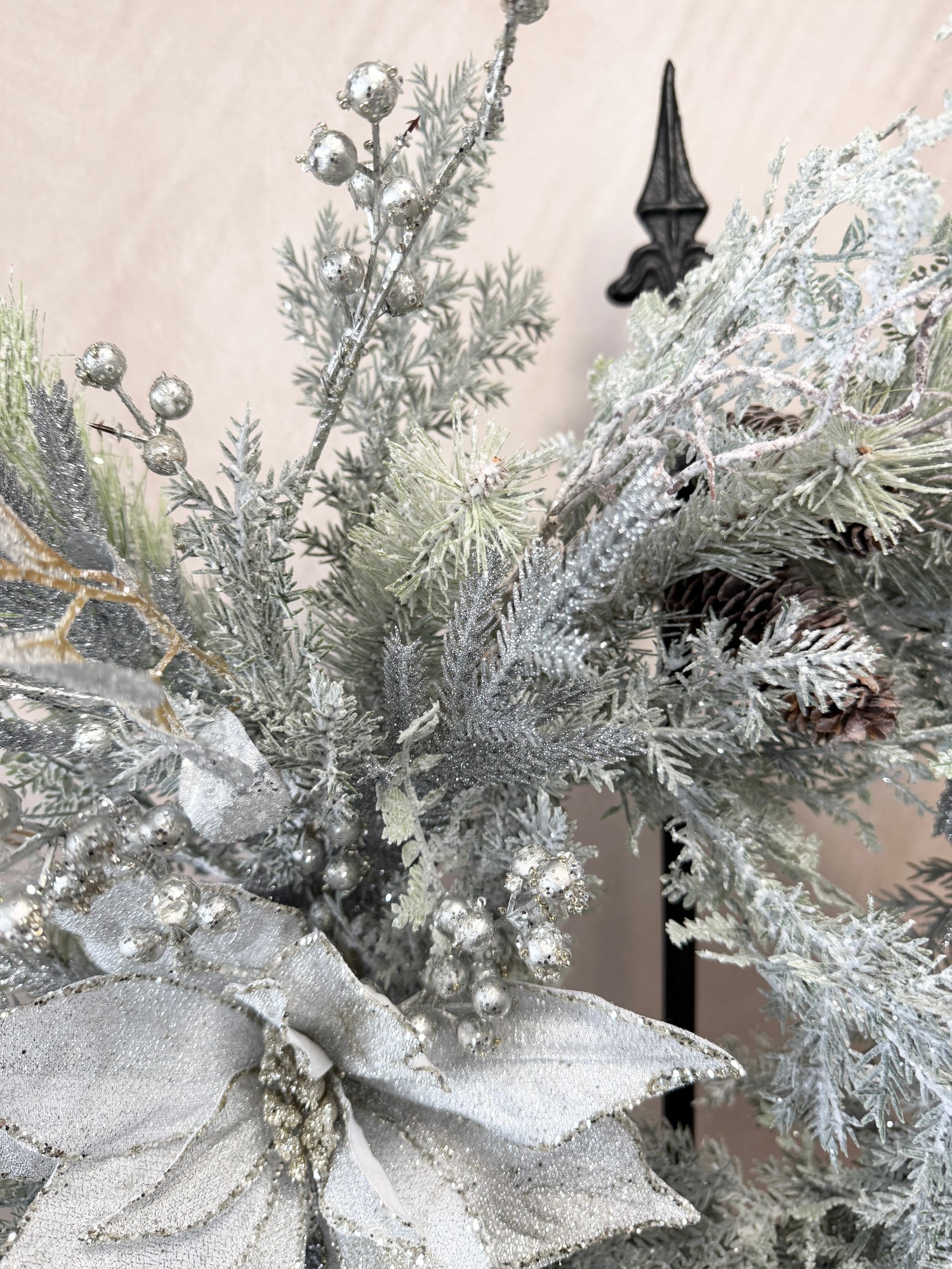 27" Frozen In Time Wreath