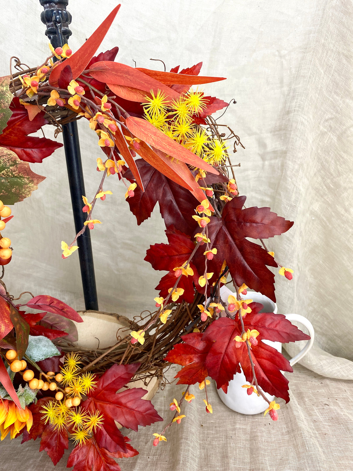 25" Beautiful Fall Day Wreath