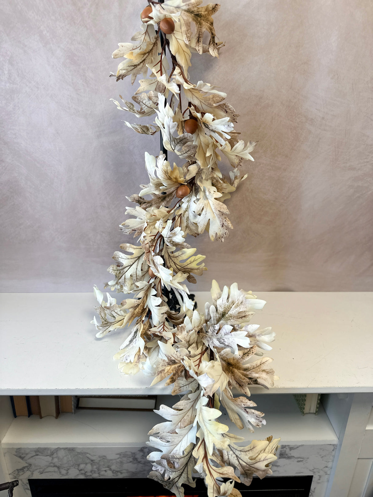 48" Acorn Oak Leaf Garland
