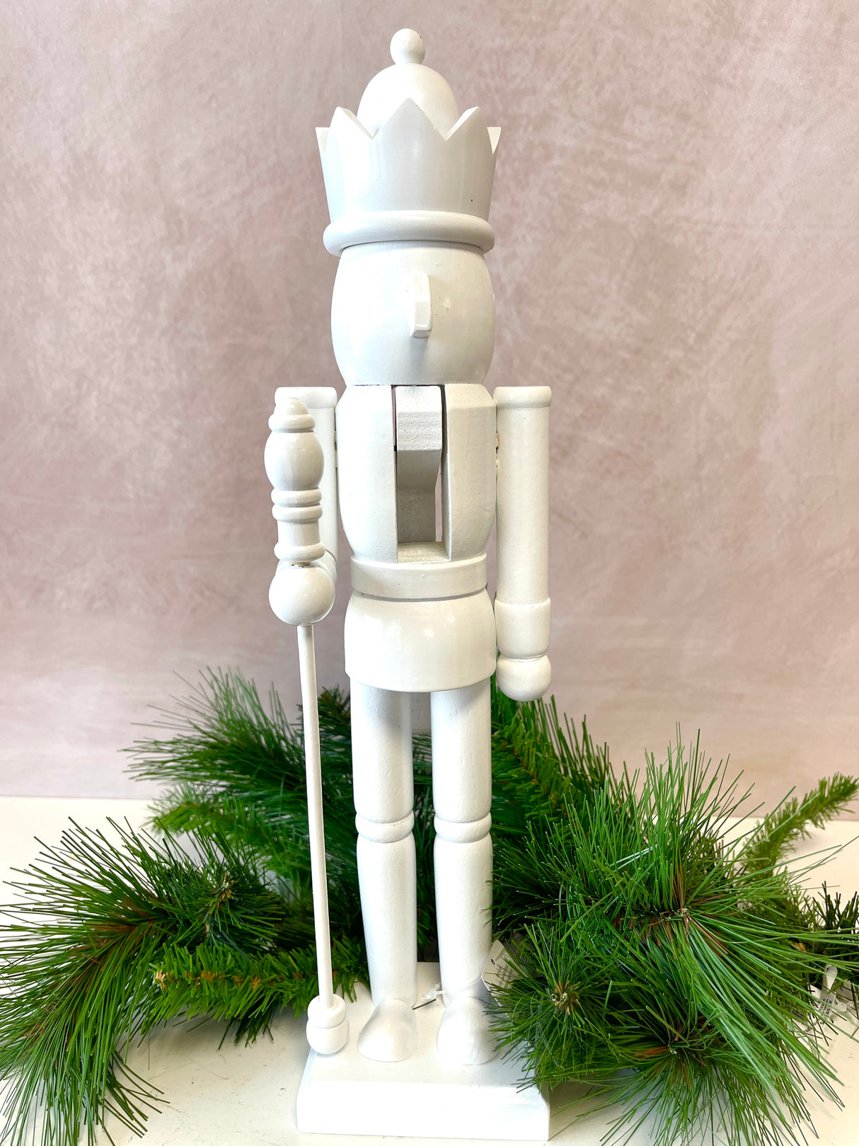 White Wood Nutcracker