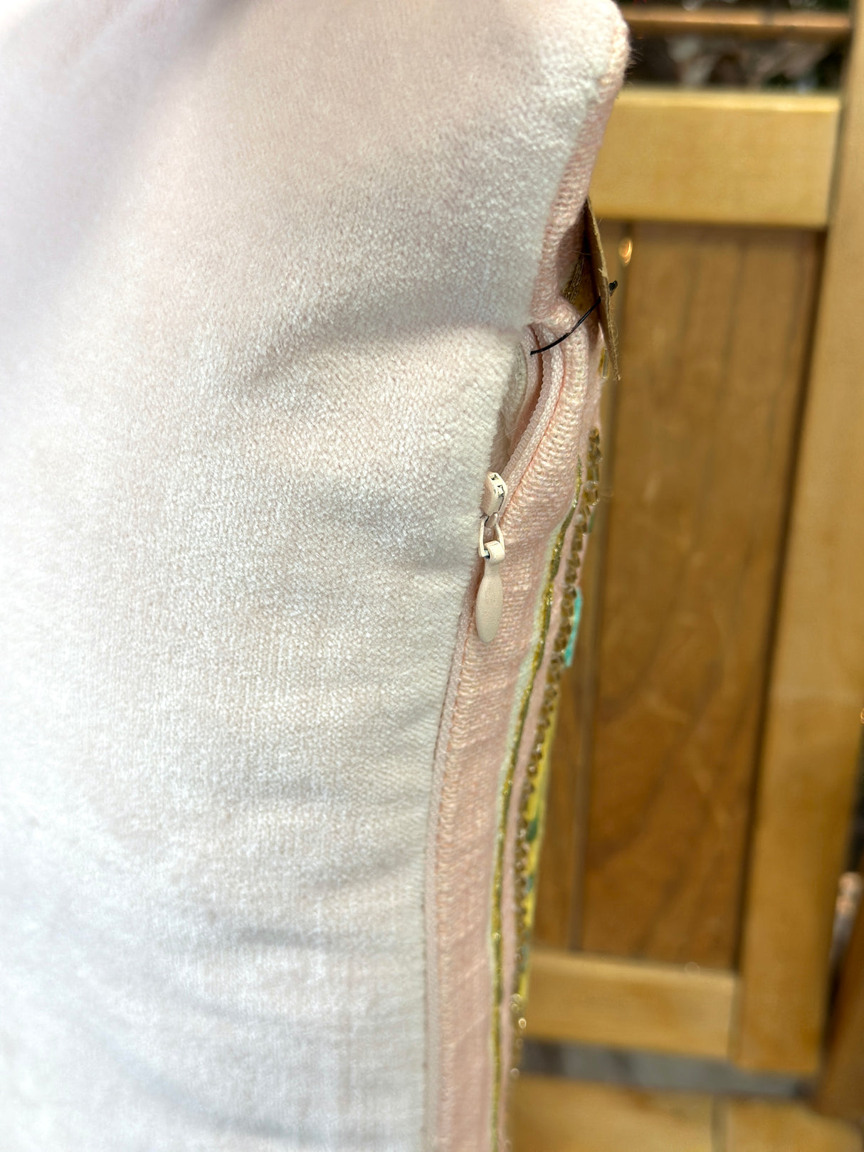 Merry & Bright Hand Embroidered Lumbar Pillow