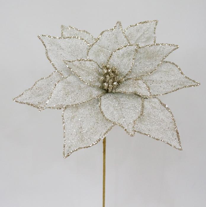 Tis The Season Poinsettia Stem