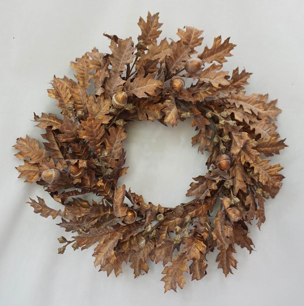 24" Acorn Oak Leaf Wreath