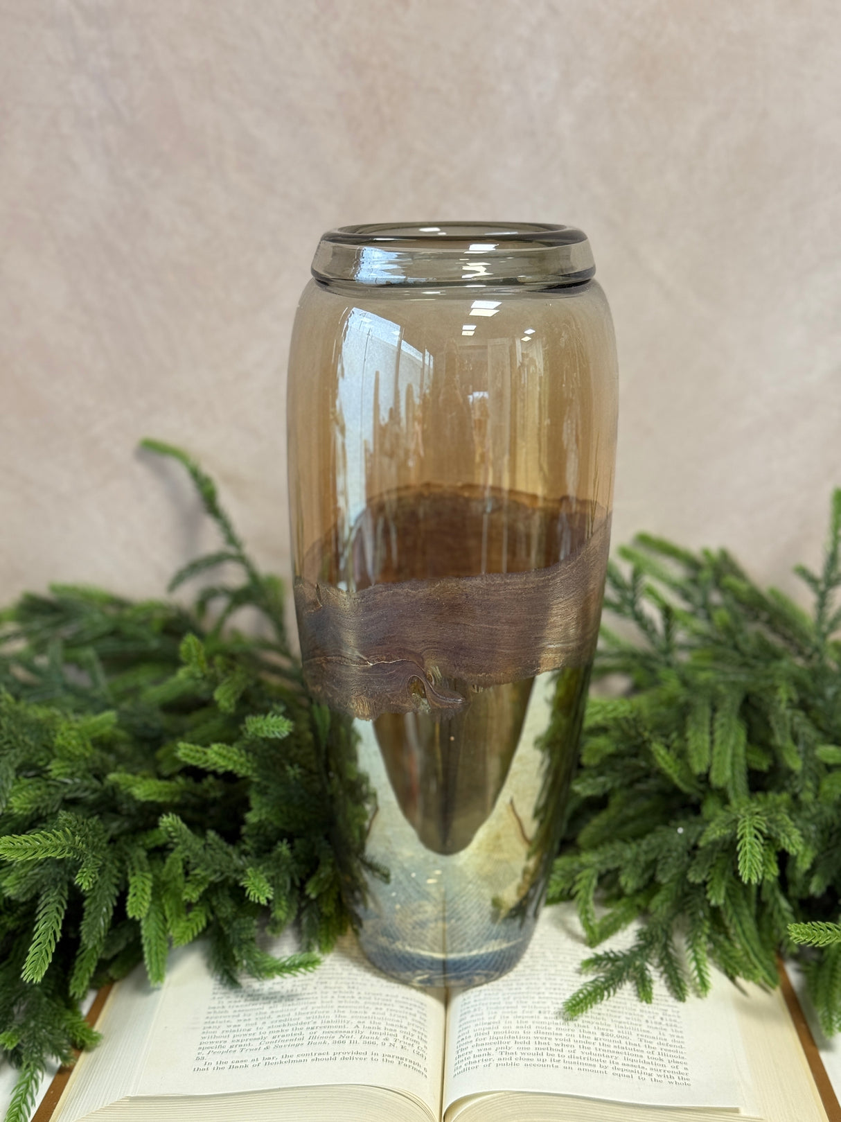 Faro Watercolor Glass Vase