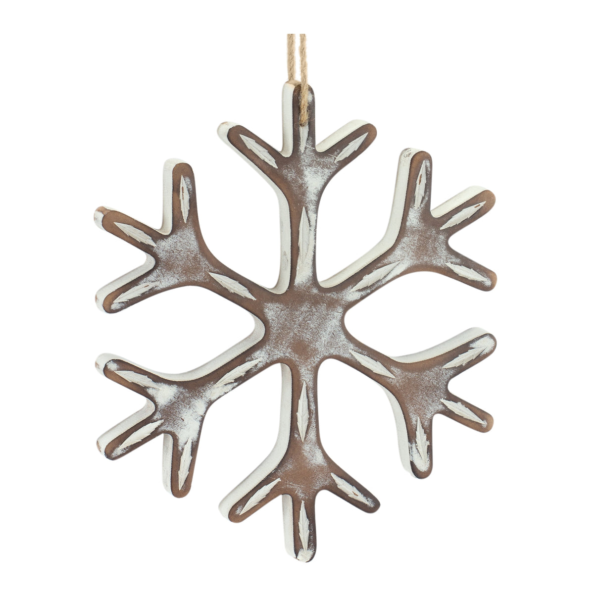 Magic Moment Wood Snowflake Set of 2