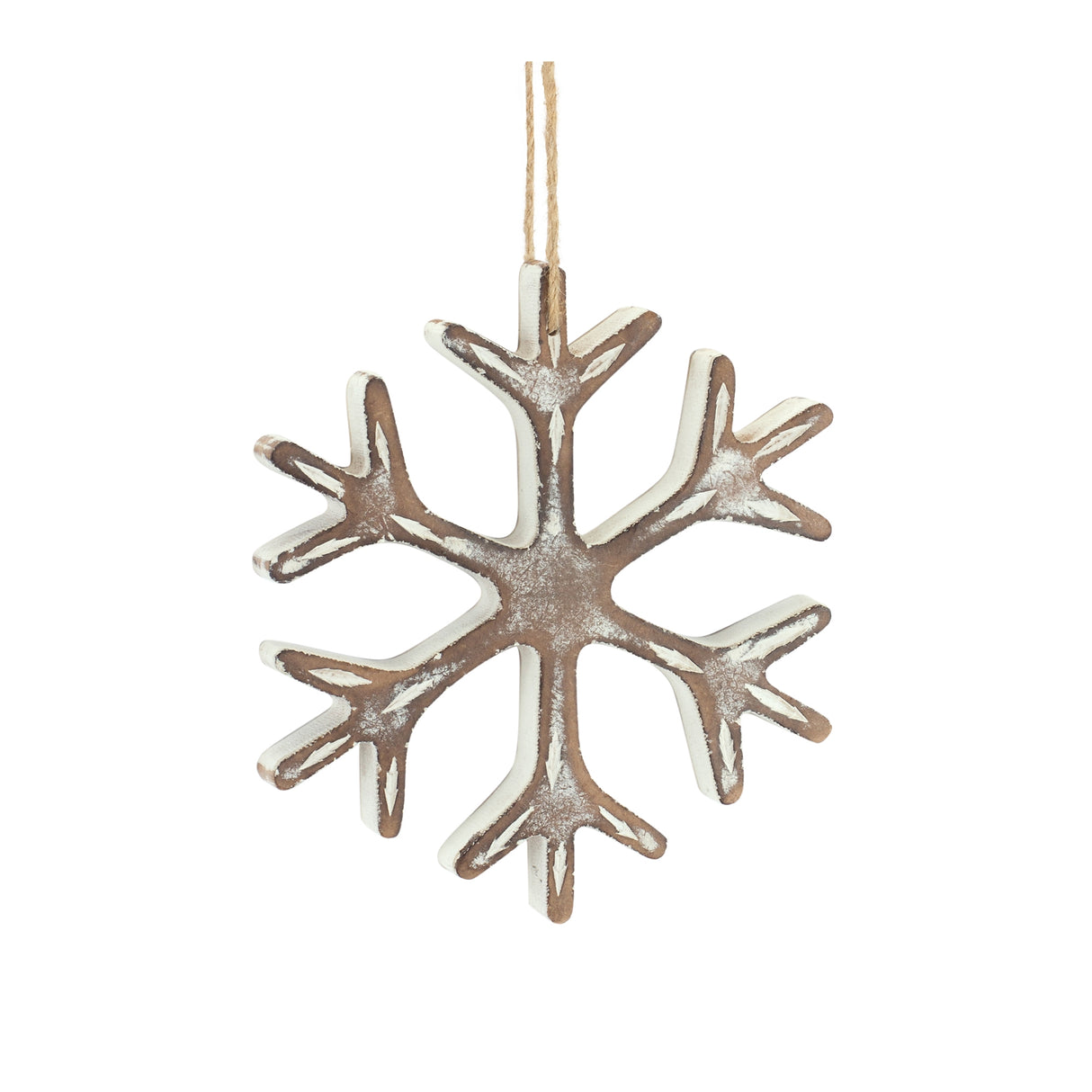 Magic Moment Wood Snowflake Set of 2