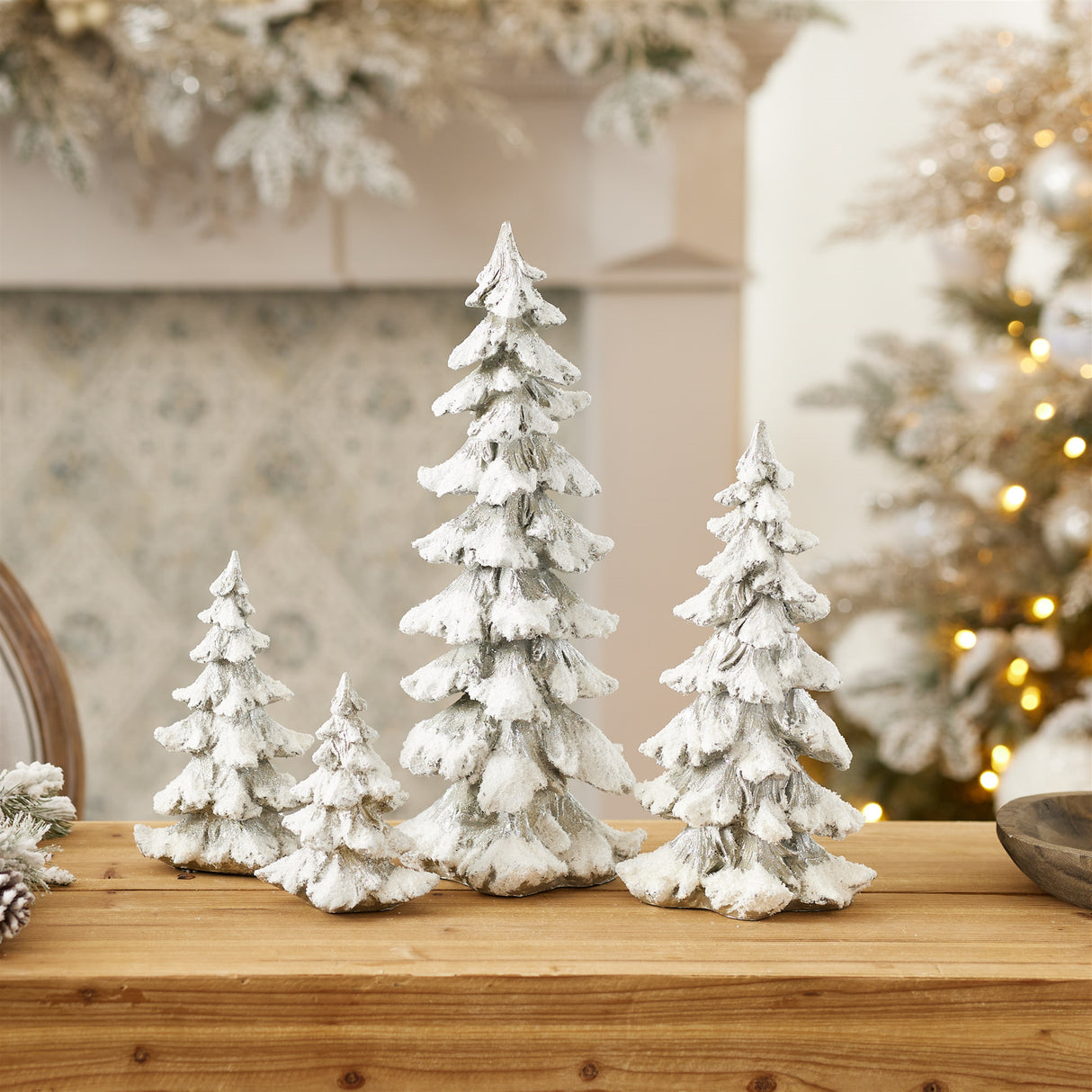 Snow Capped Trees Set