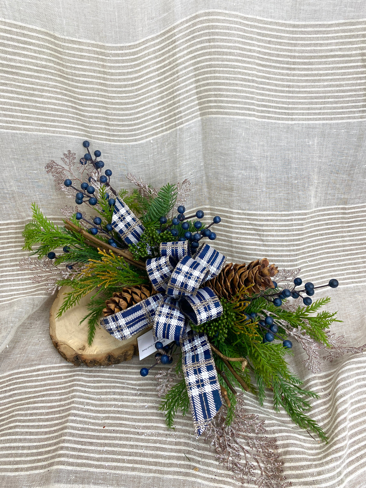 19" Glistening Winter Small Swag