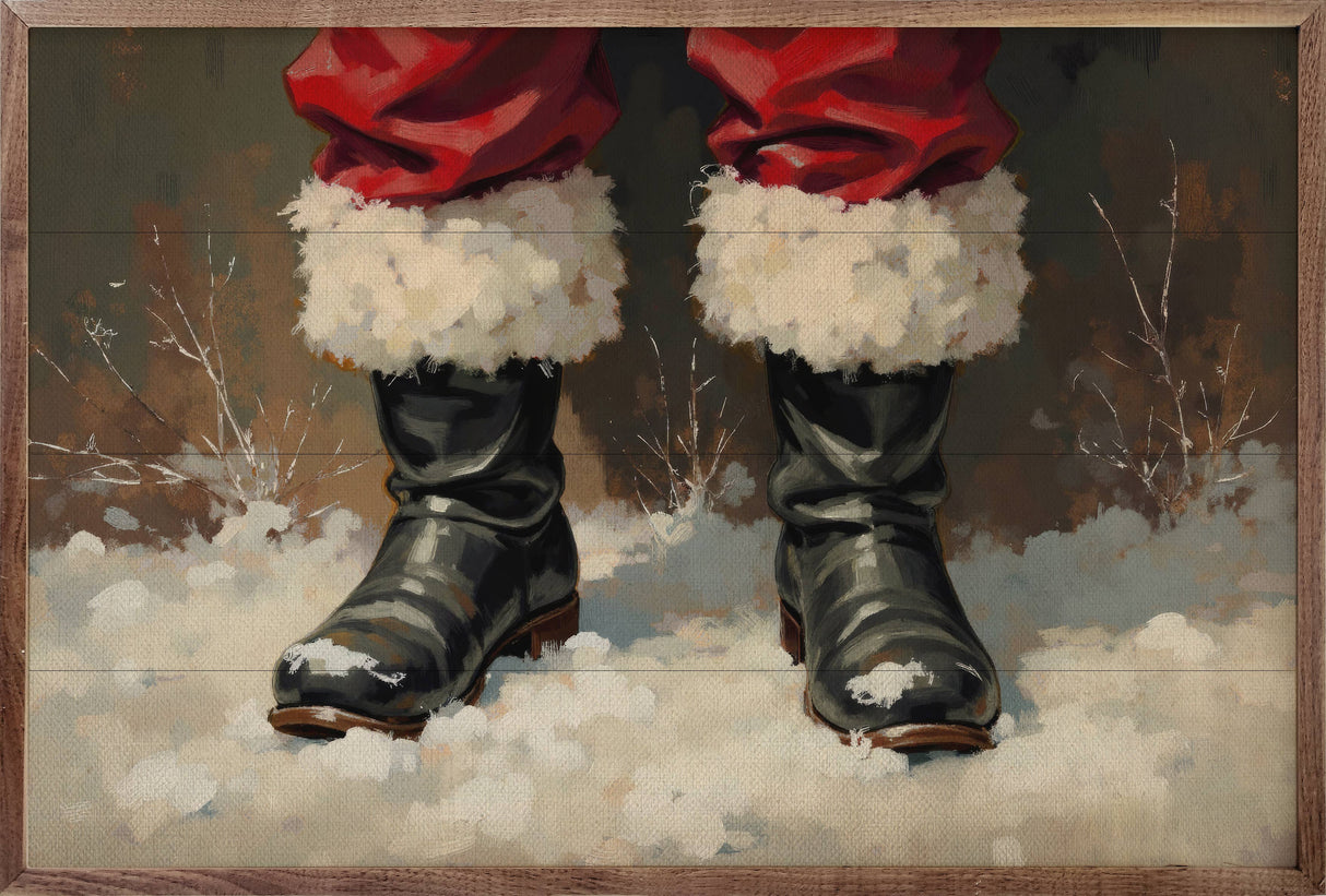 Santa's Boots: 24x16