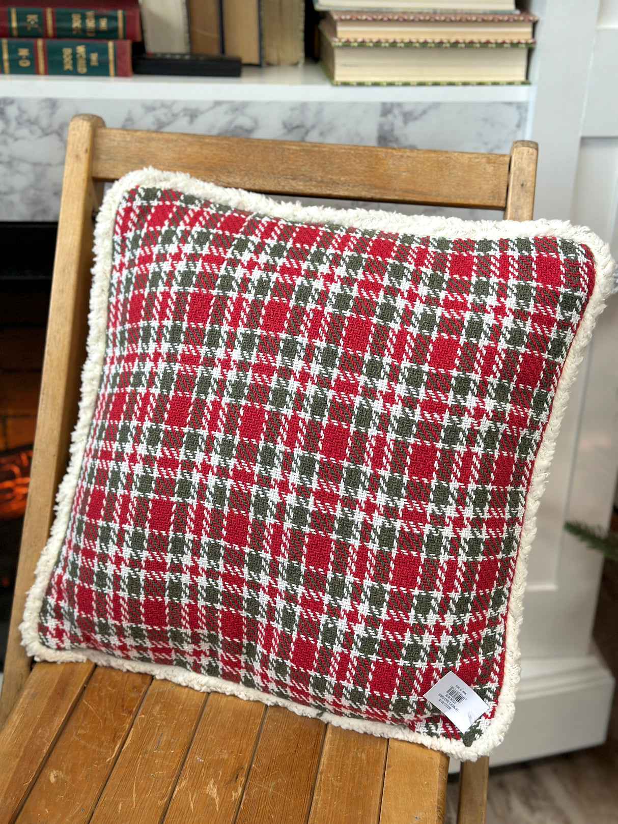 Plaid Fleece Pillow