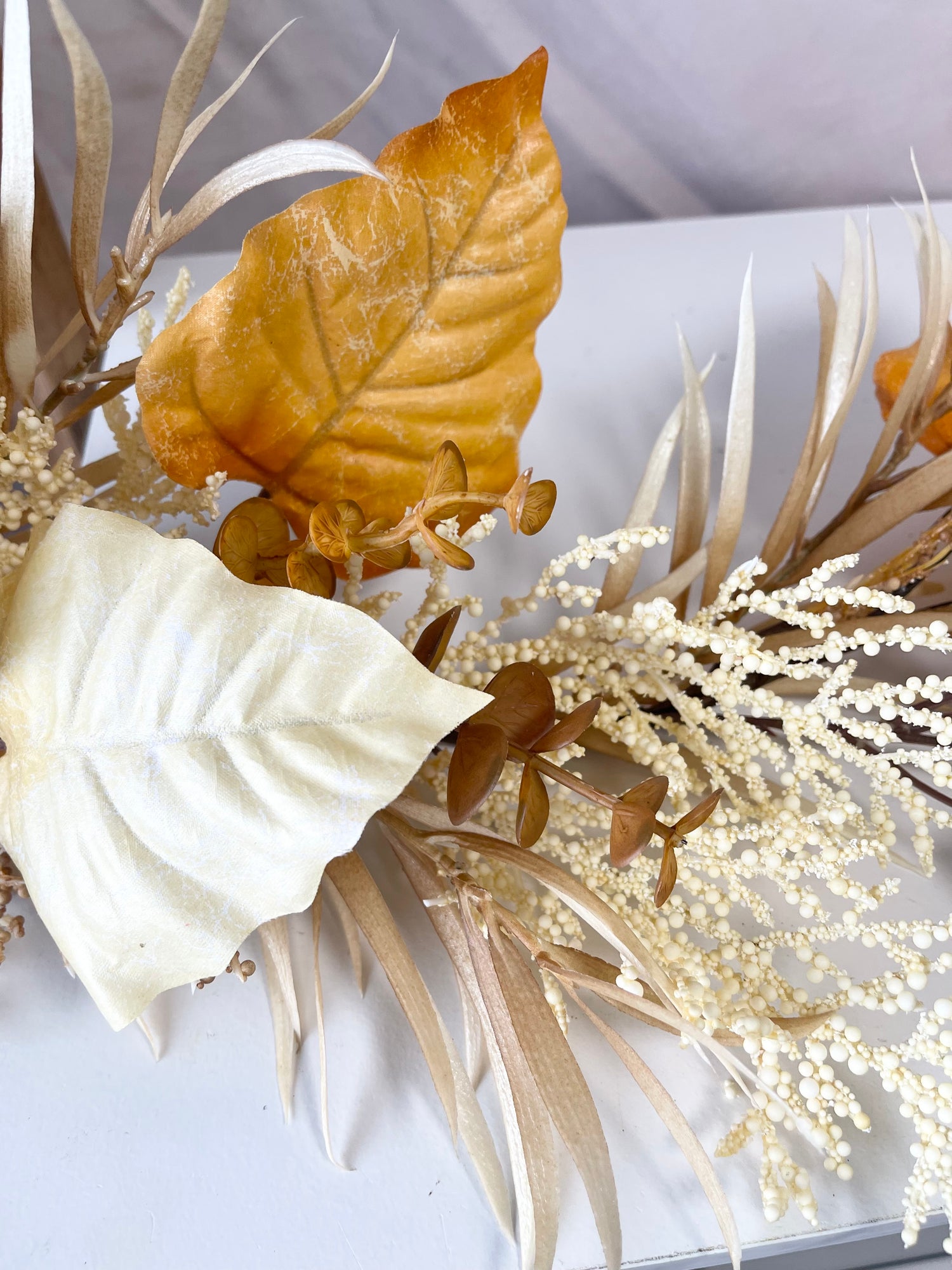 6' Mixed Rustling Leaves Garland