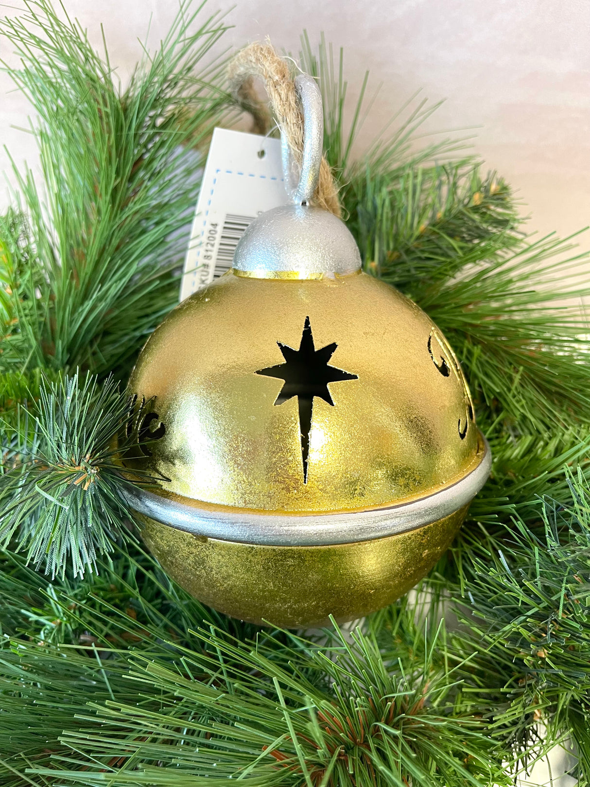 Believe Metal Bell Ornamental