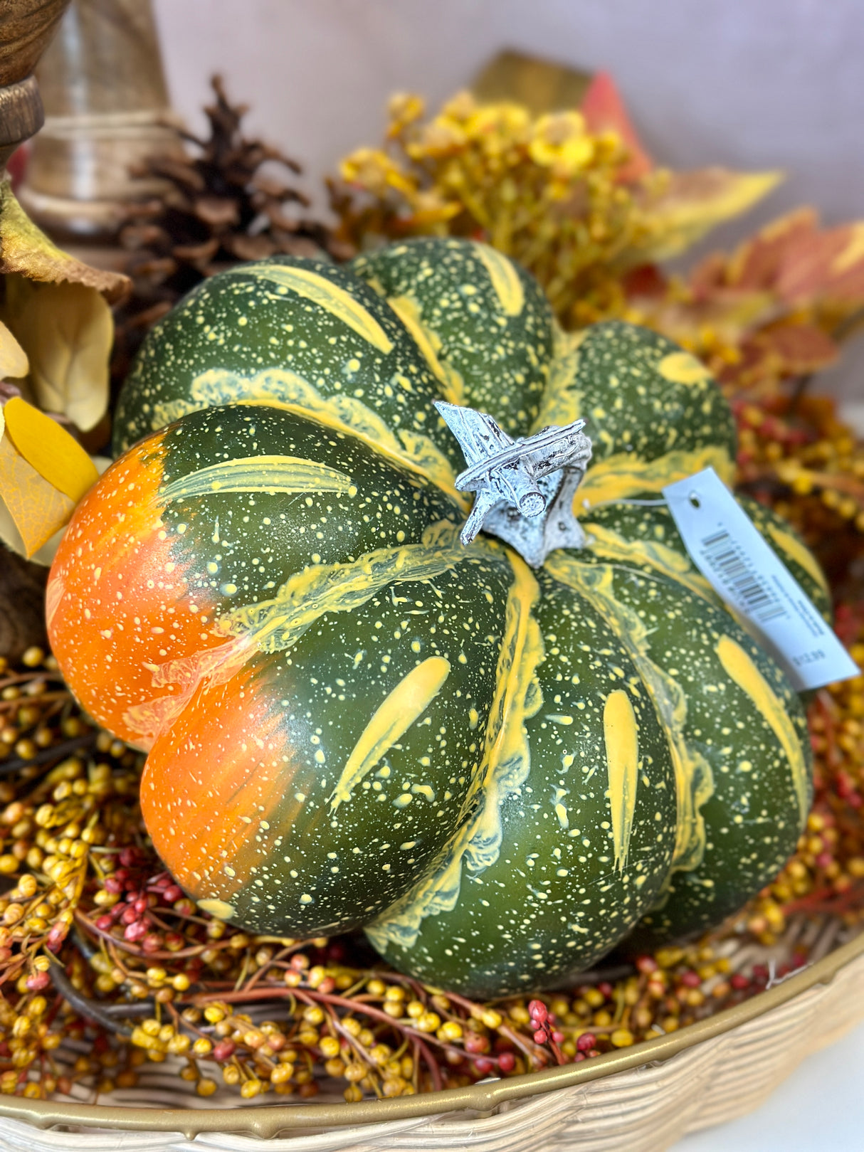 Fall Fun Green Pumpkin