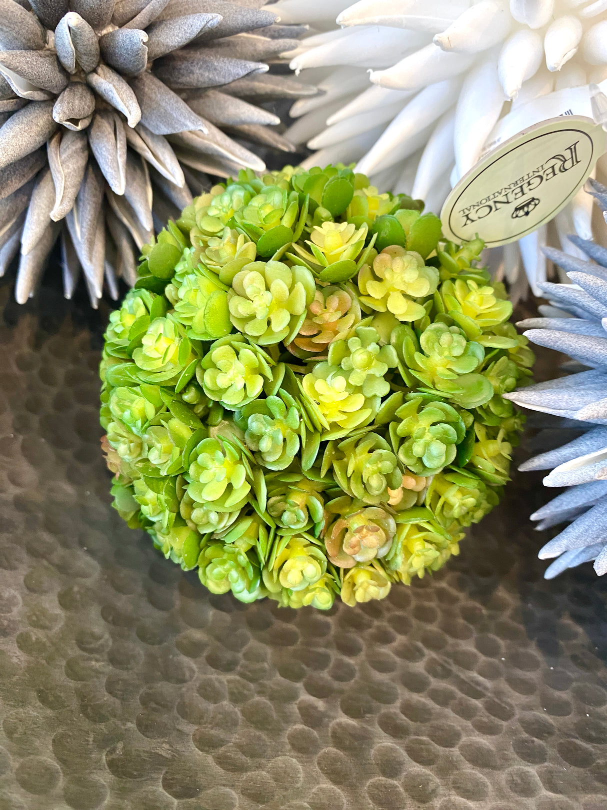 Deep Green Chick Succulent Orb