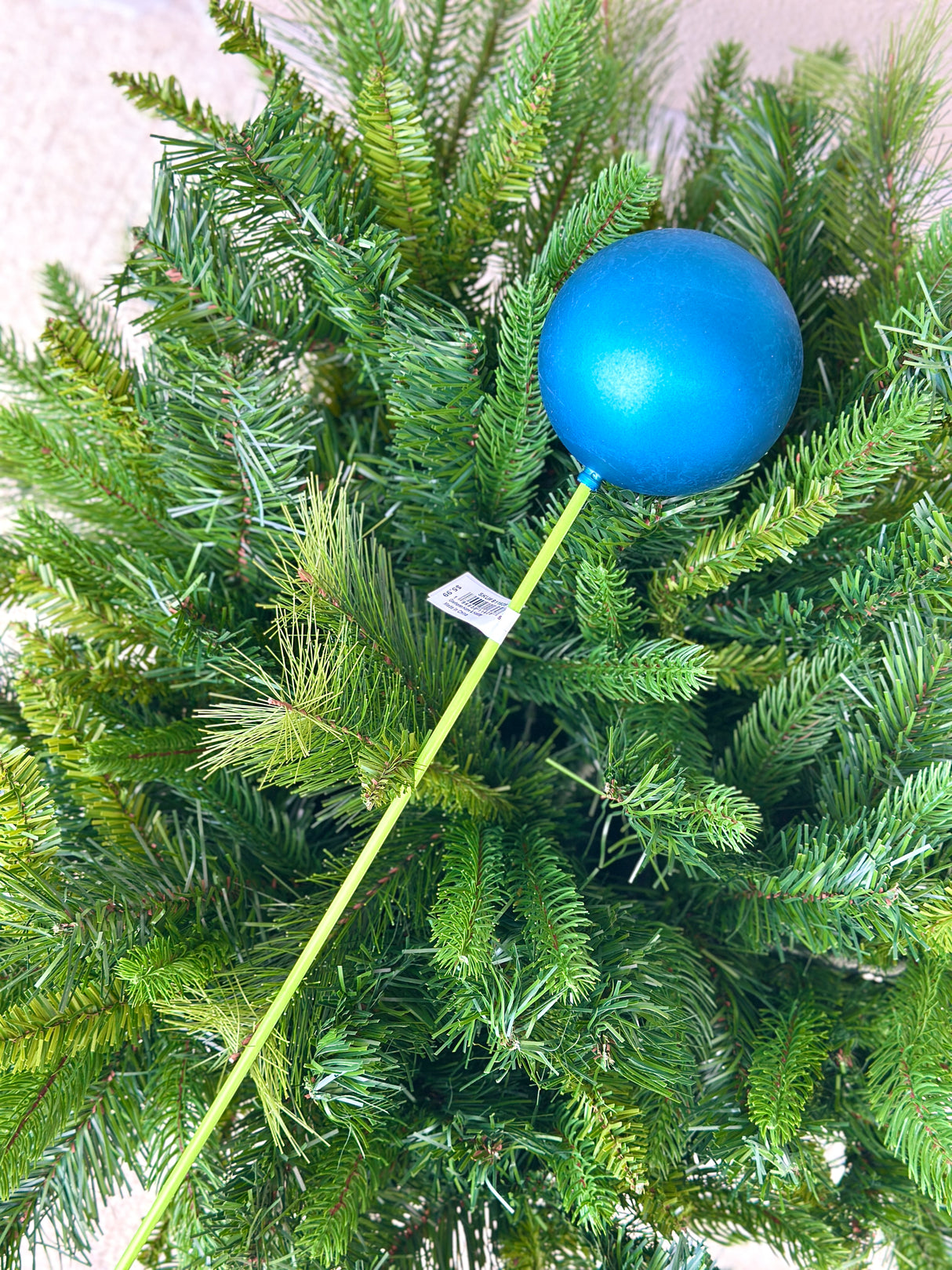 Matte Gentle Blue Ornament Stake