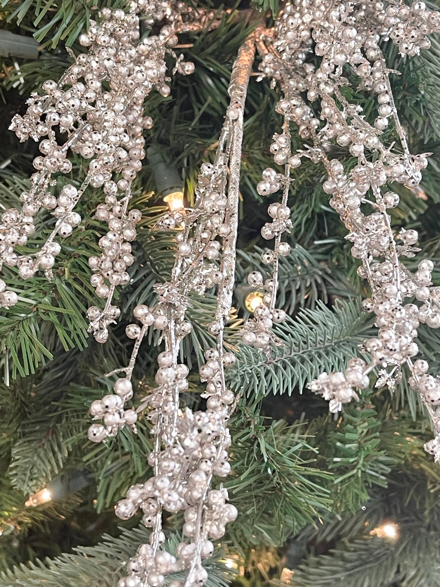 Champagne Seed Branch Spray