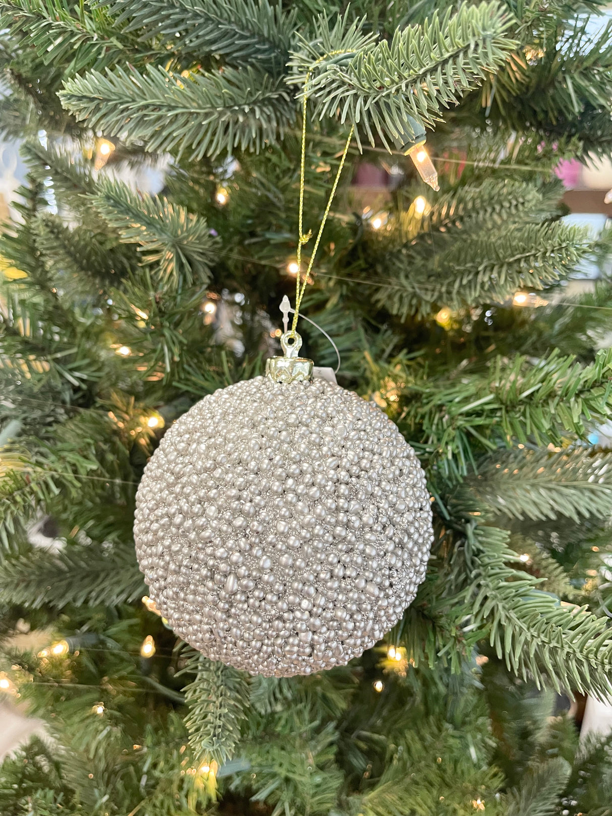 Metallic Mini Bead Ornament