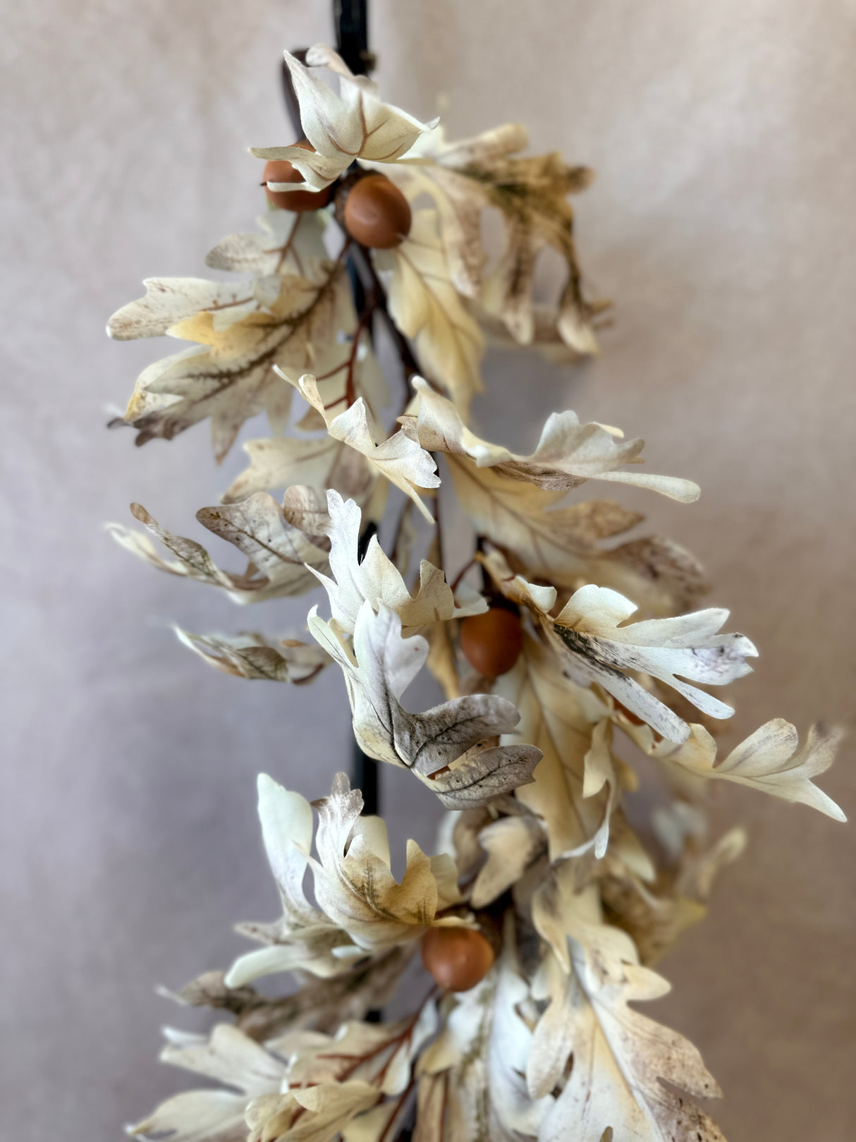 48" Acorn Oak Leaf Garland