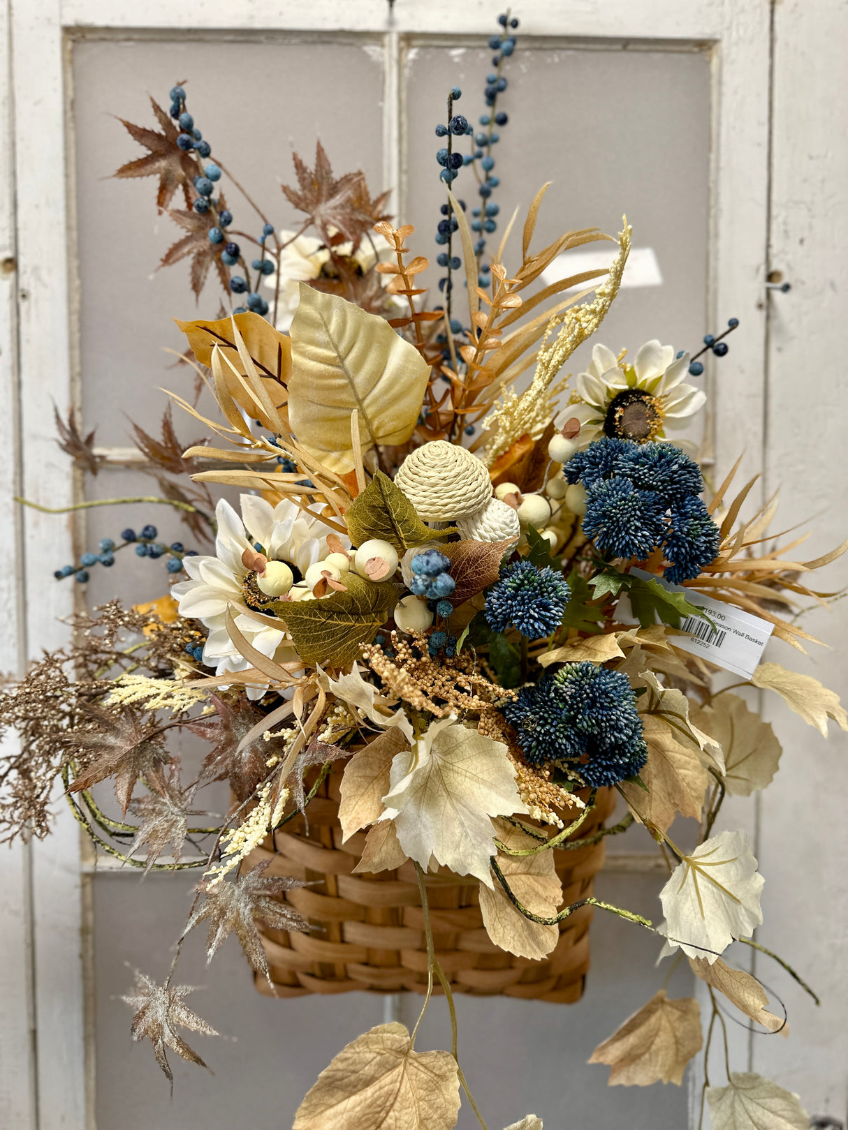 35" Harvest Season Wall Basket