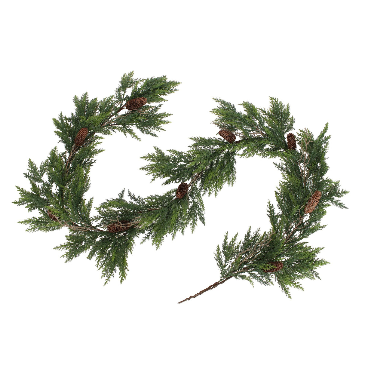 9' Calm Cedar Pine Garland