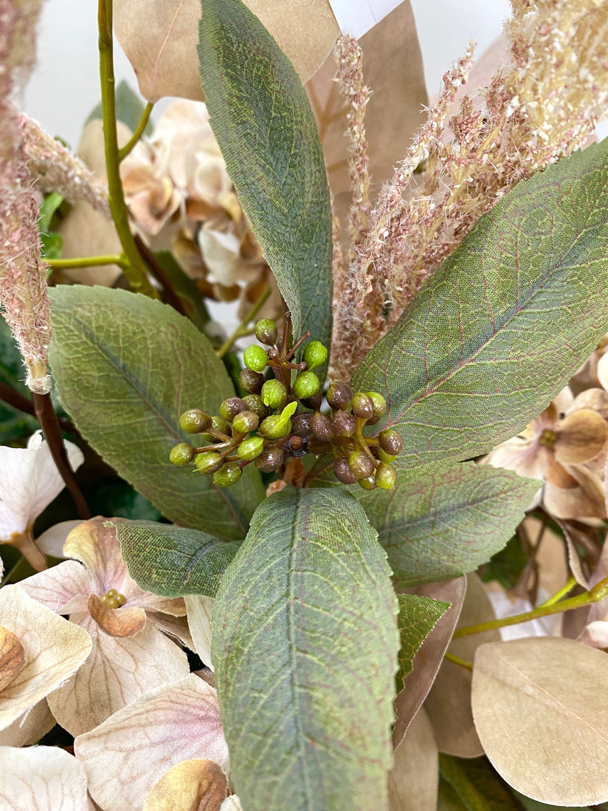 25" Autumn Abundance Porch Sitter