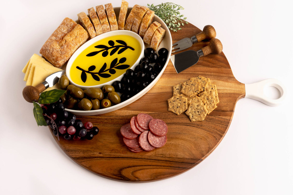 Olive Oil and Balsamic Vinegar Dipping Platter