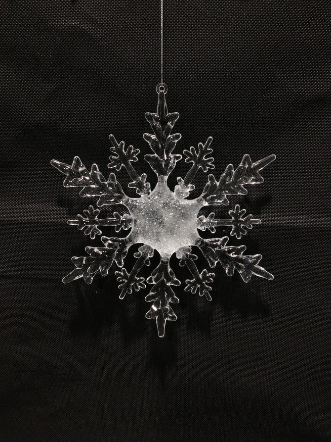 Icy Snowflake Ornament