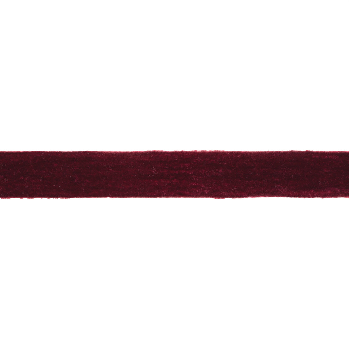 2" Burgundy Raw Edge Velvet Ribbon Bolt