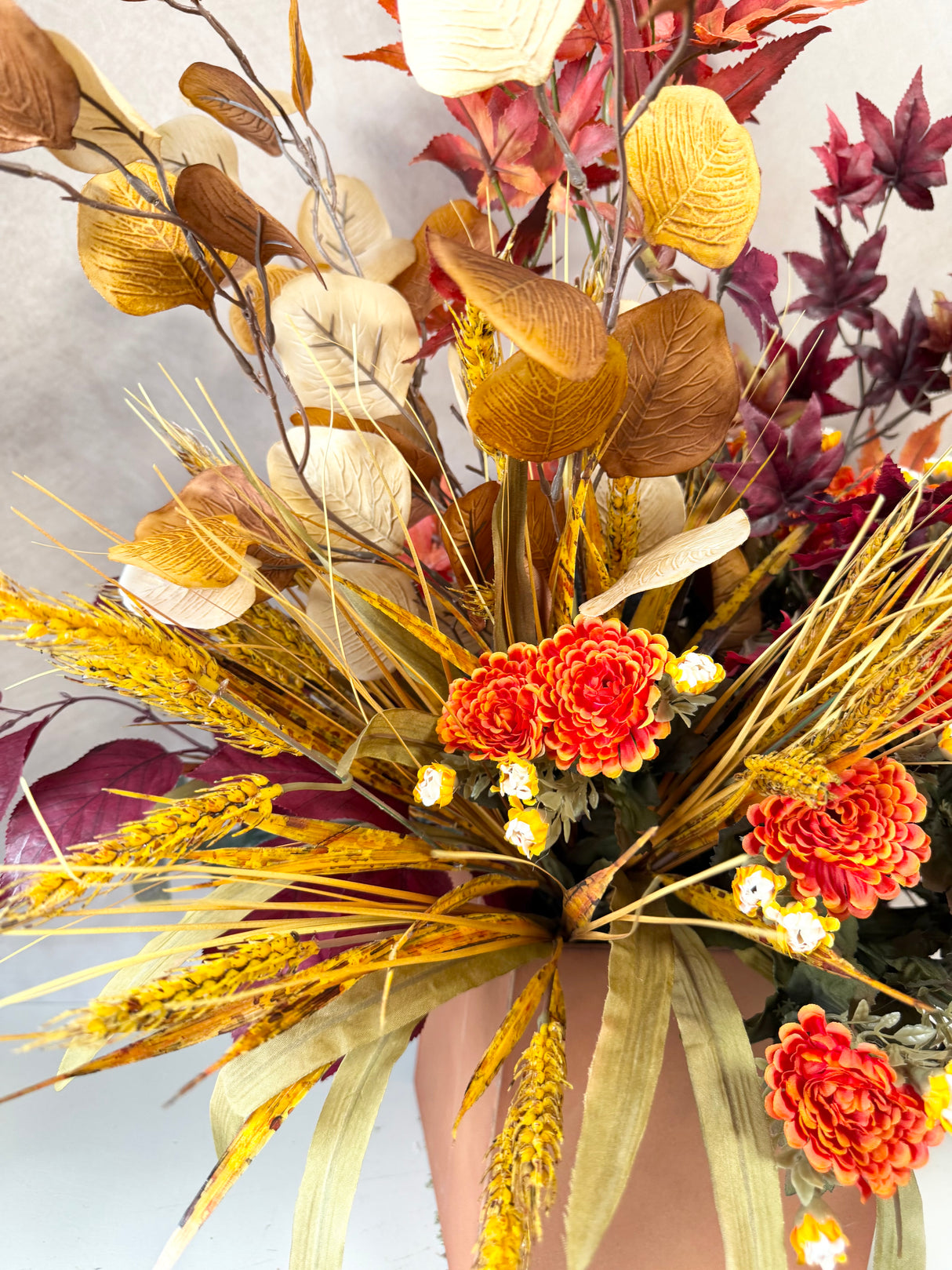 32" Enchanted Autumn Porch Pot