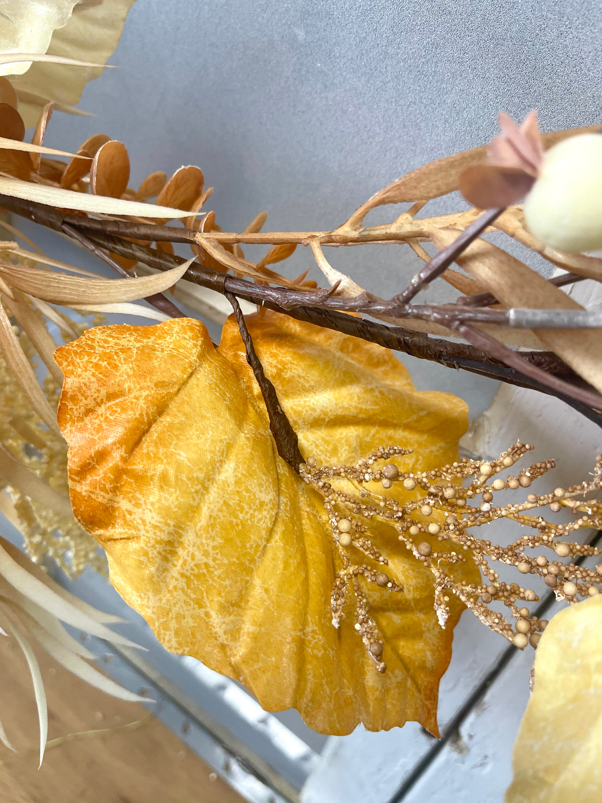 6' Mixed Rustling Leaves Garland