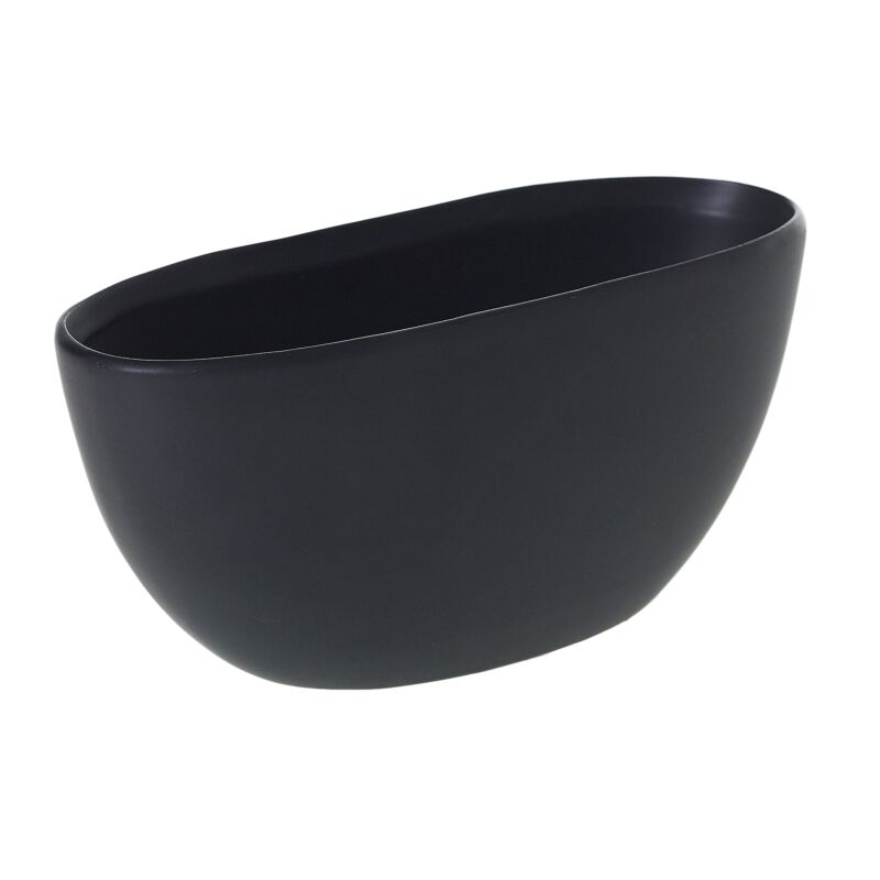 Black Metta Boat Planter -2 Sizes