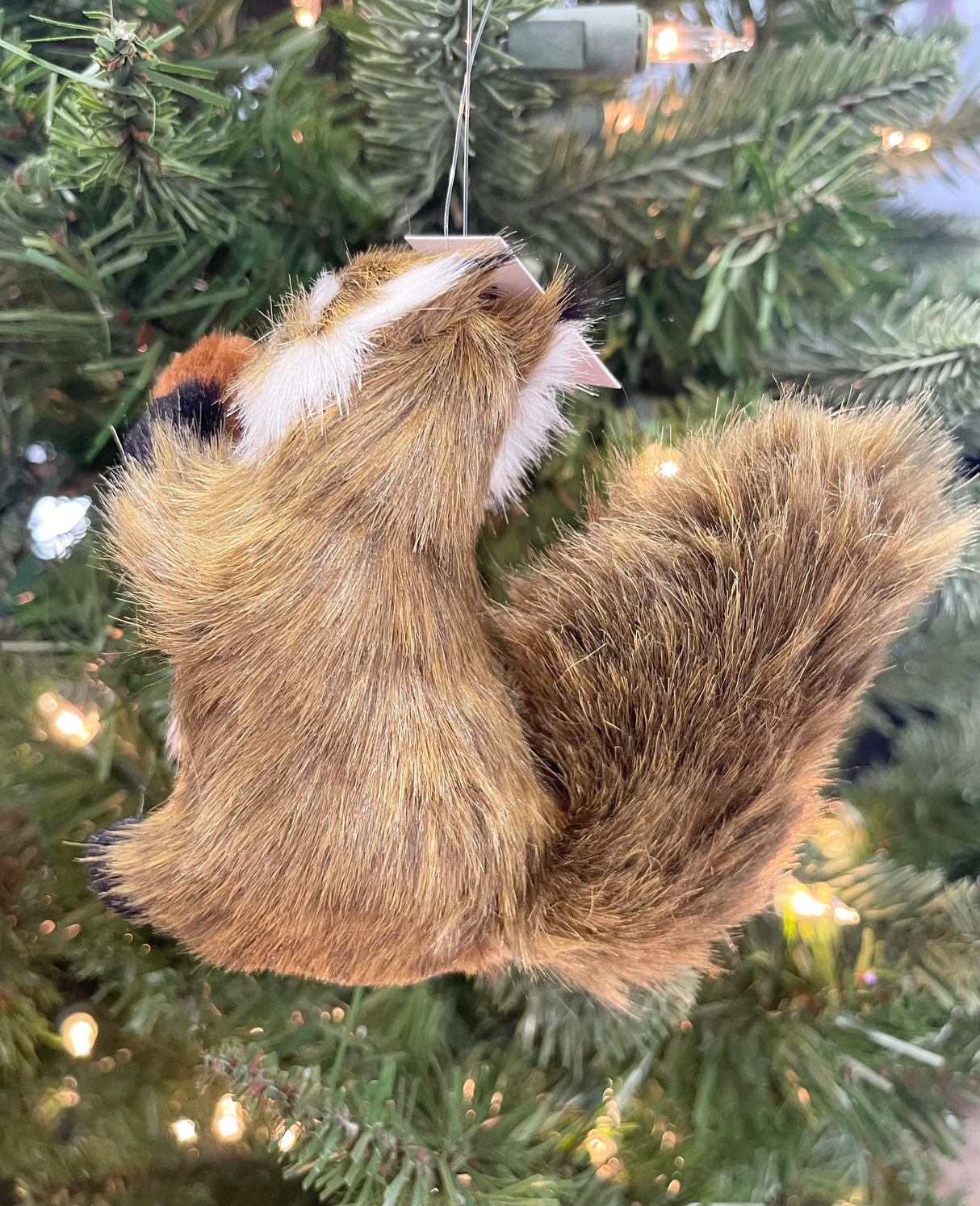 Furry Squirrel Ornament