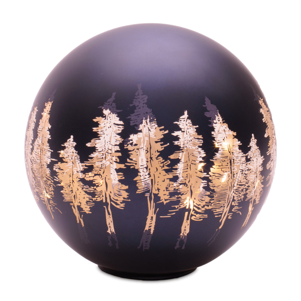 After Dark Glass Forest LED Globe - 3 Sizes