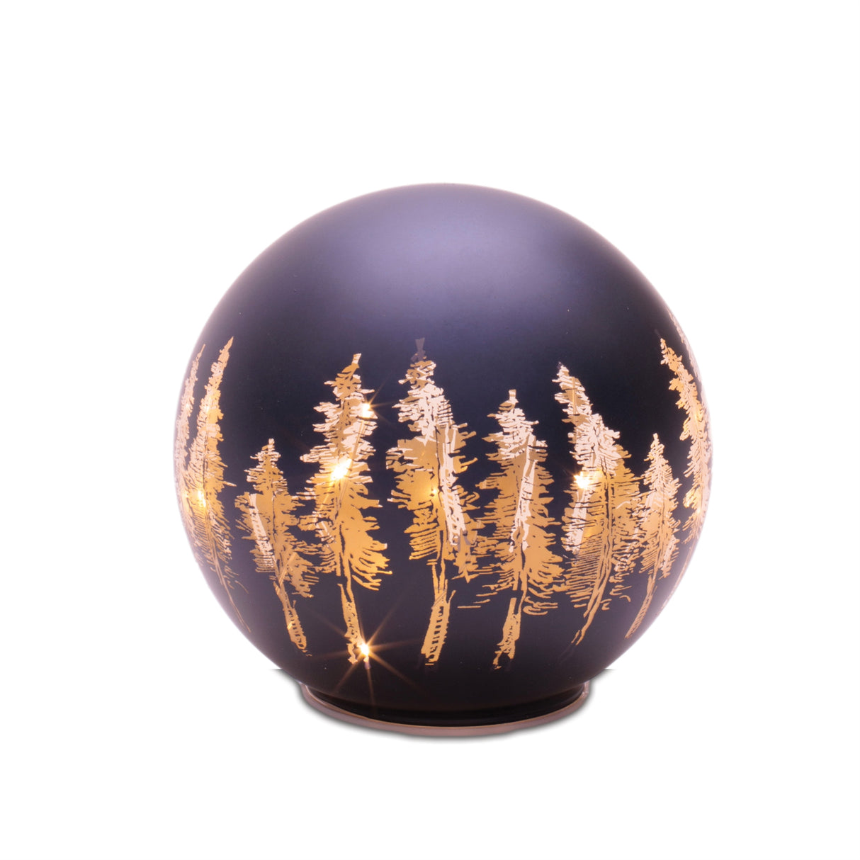 After Dark Glass Forest LED Globe - 3 Sizes