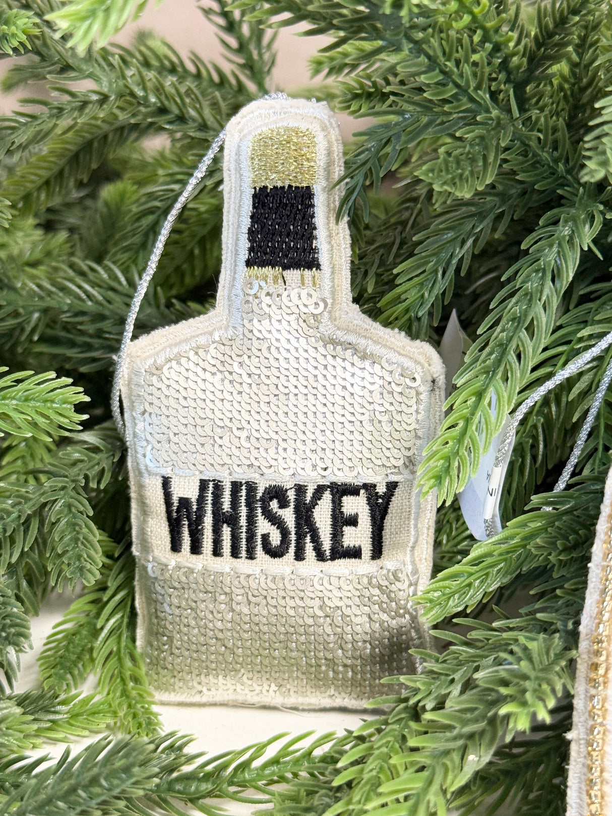 Beaded Liquor Bottle Ornament - 3 Styles