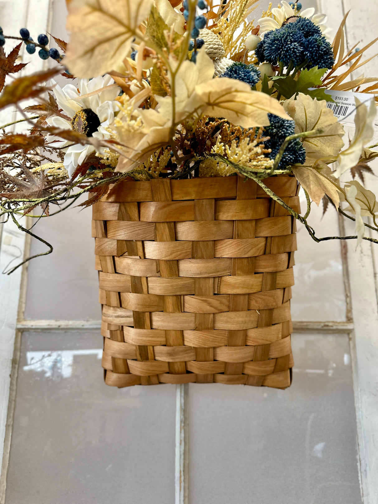 35" Harvest Season Wall Basket