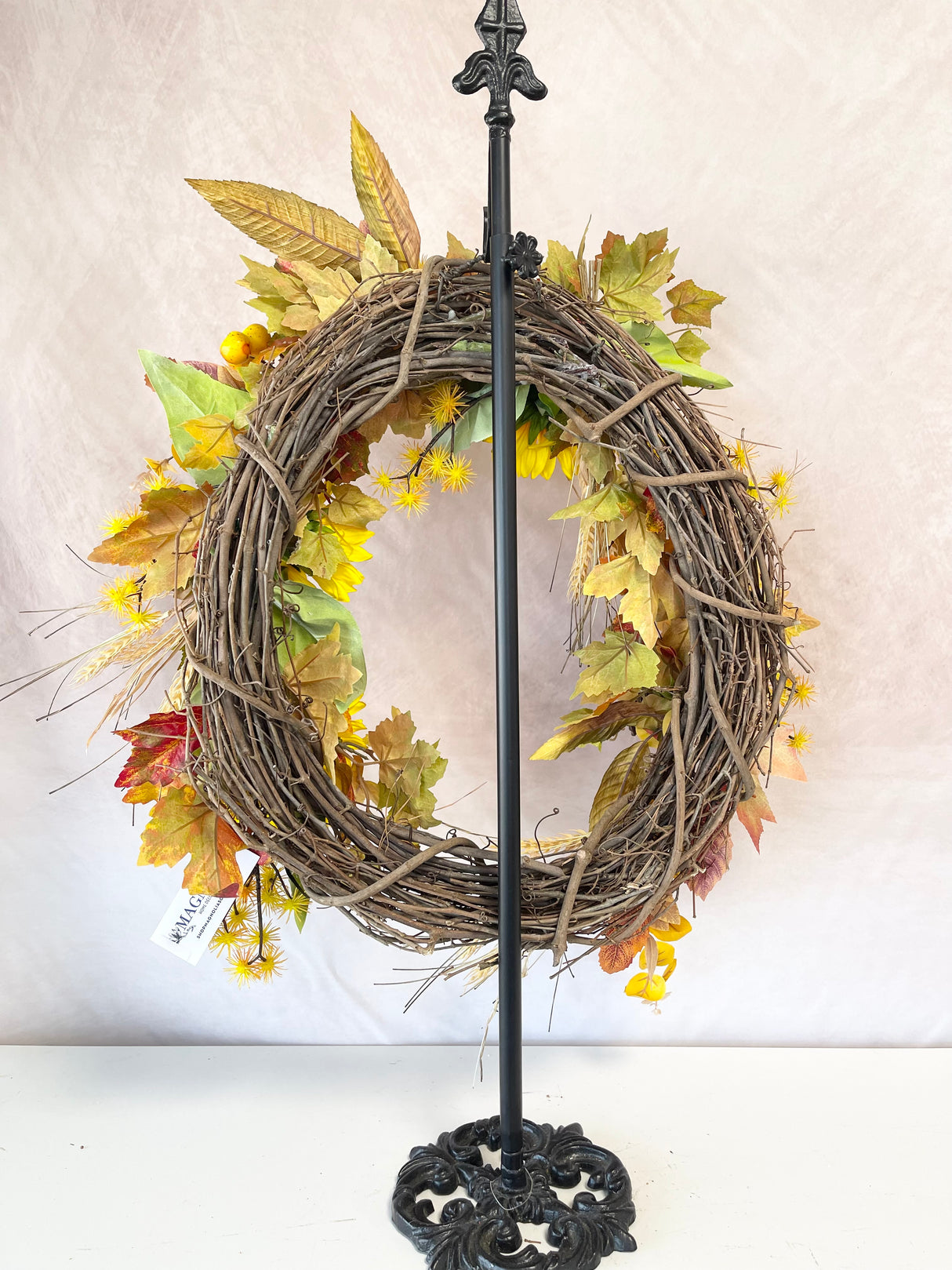 26" Fall Garden Wreath