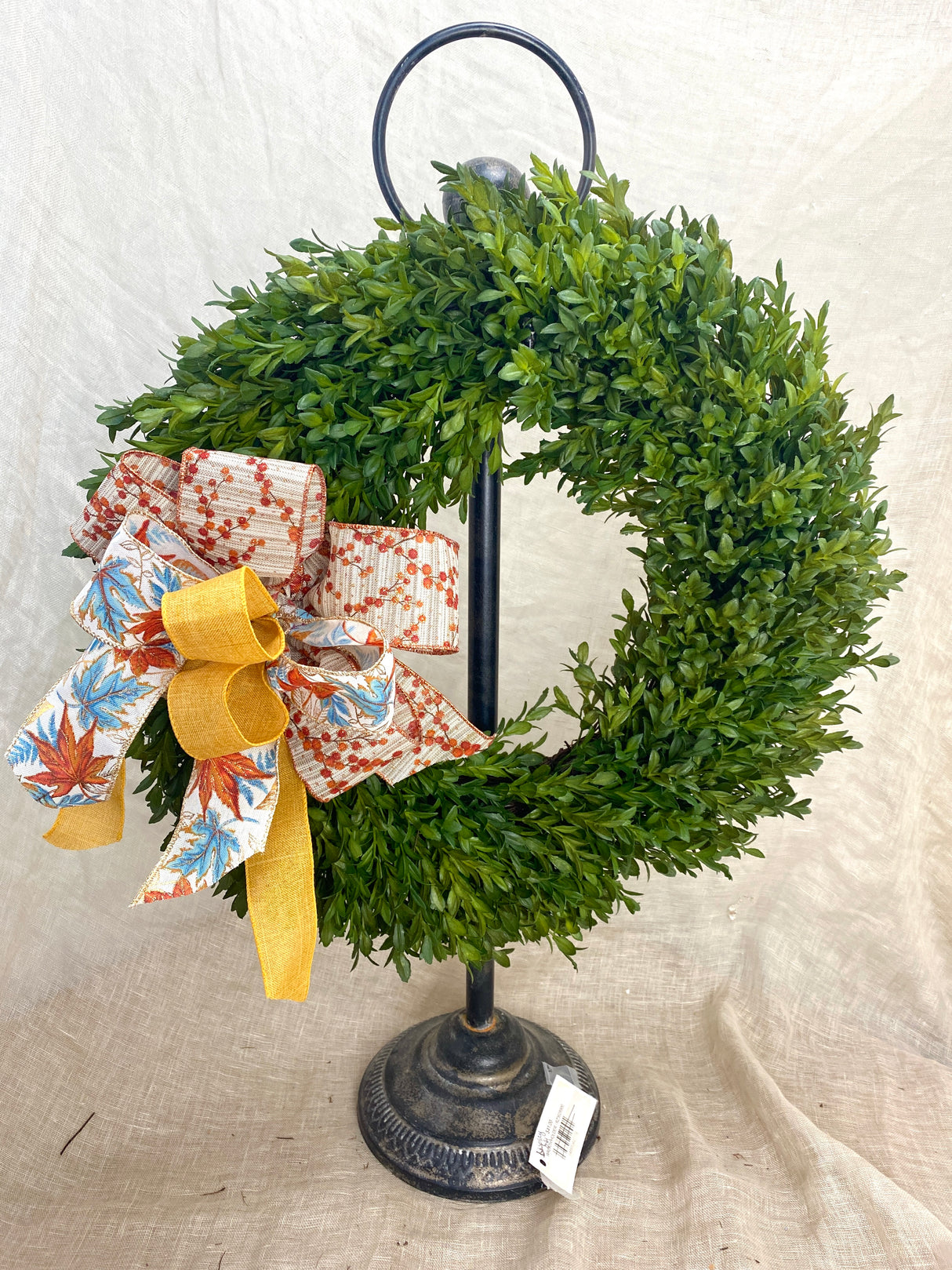 11" Crisp Falling Leaves Bow