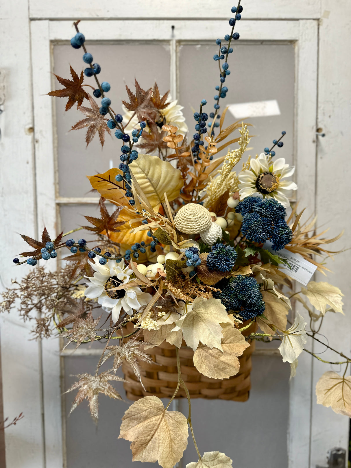 35" Harvest Season Wall Basket