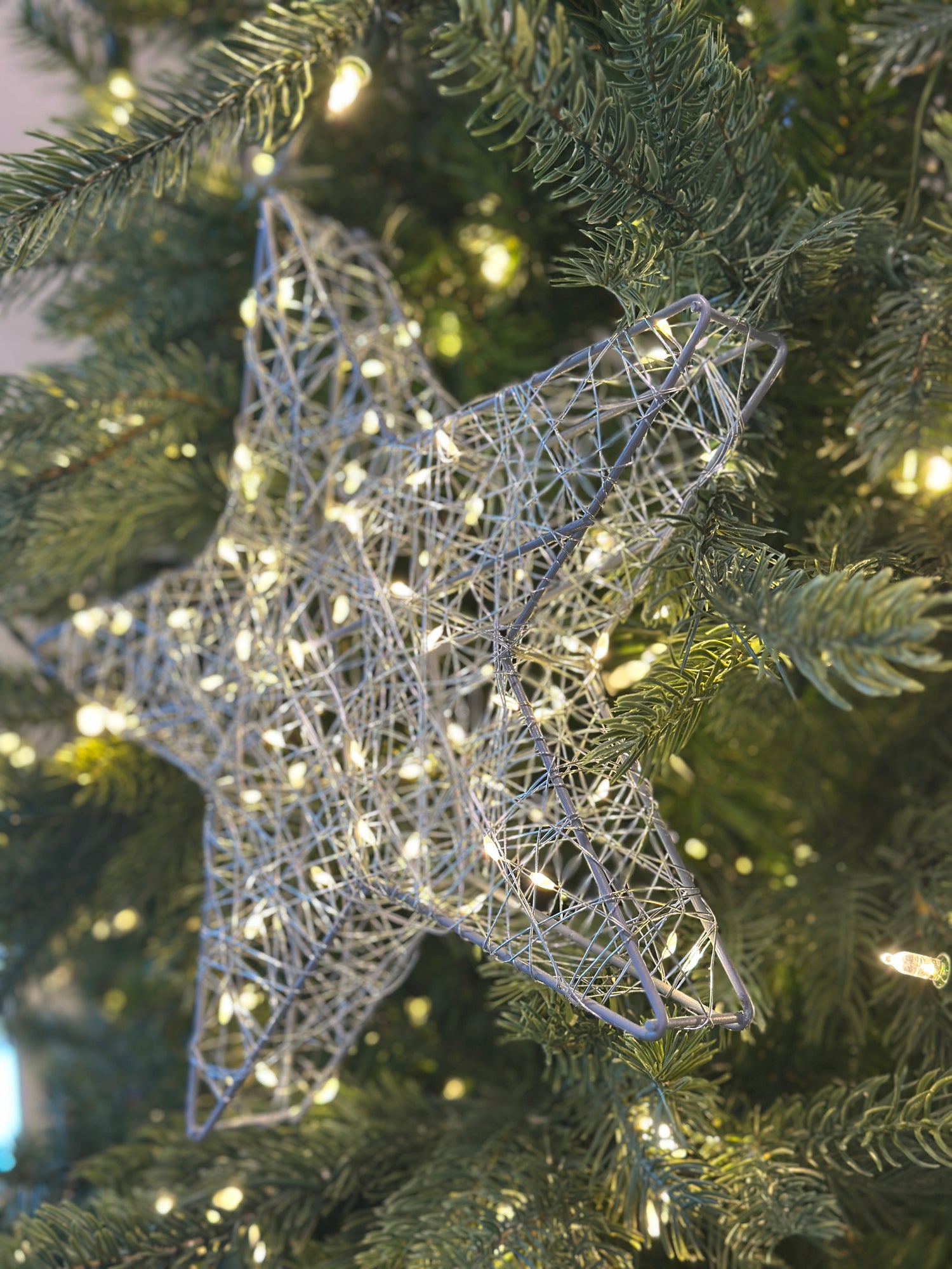 12" Warm 3D Lighted Star