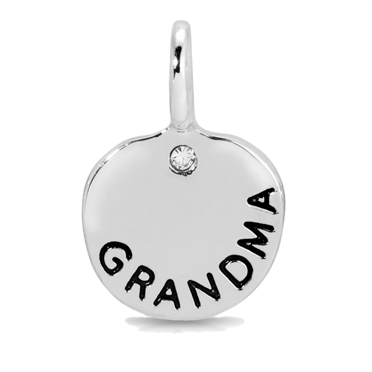 Silver Grandma Charm