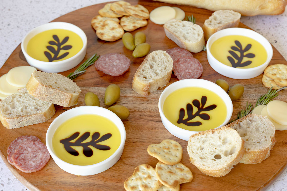 Olive Oil and Balsamic Vinegar Dipping Plate