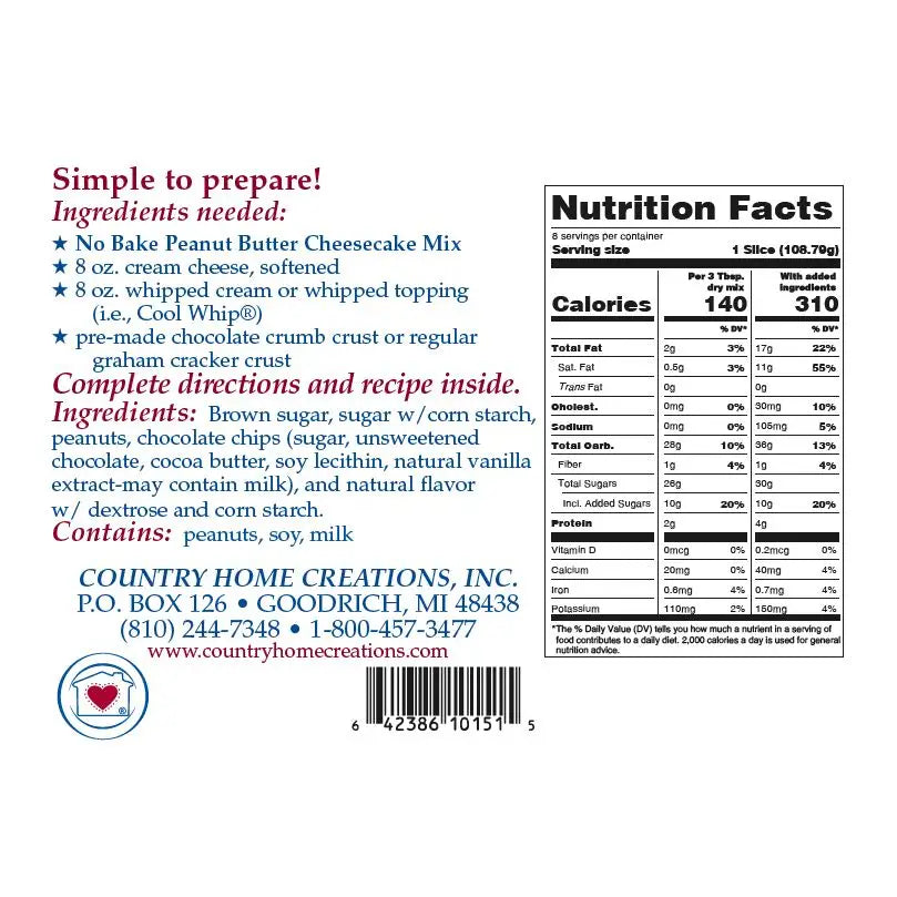 No Bake Peanut Butter Cheesecake